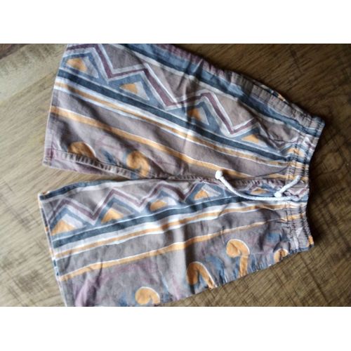 Bermuda Tons Beige/Orange Taille 8 Ans