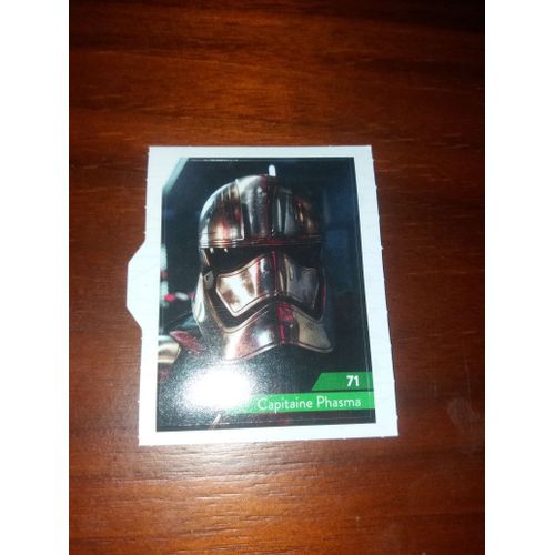 Carte Leclerc Star Wars 2019 Capitaine Phasma Numéro 71