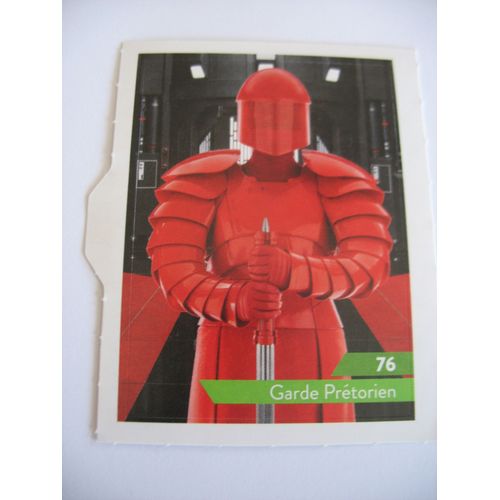Carte Leclerc Star Wars 2019 Garde Prétorien Numéro 76