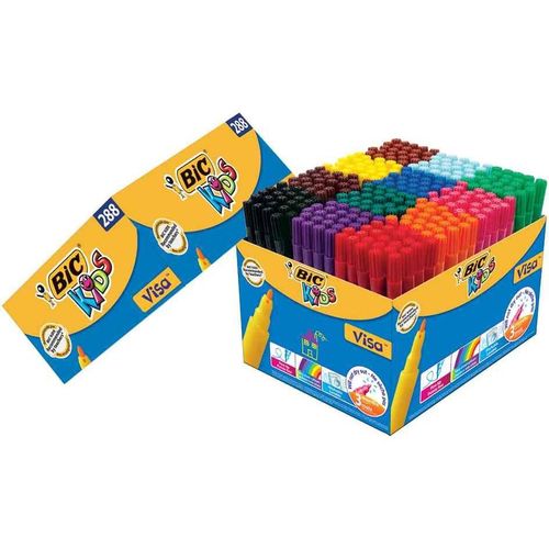 Bic Kids Feutre Visa, Class Pack De 288 Pièces