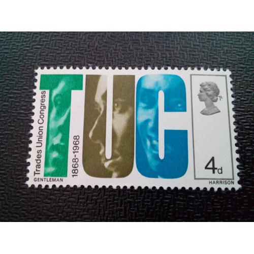 Timbre Grande Bretagne Yt 510 "Tuc" Et Syndicalistes 1968 ( 061212 )