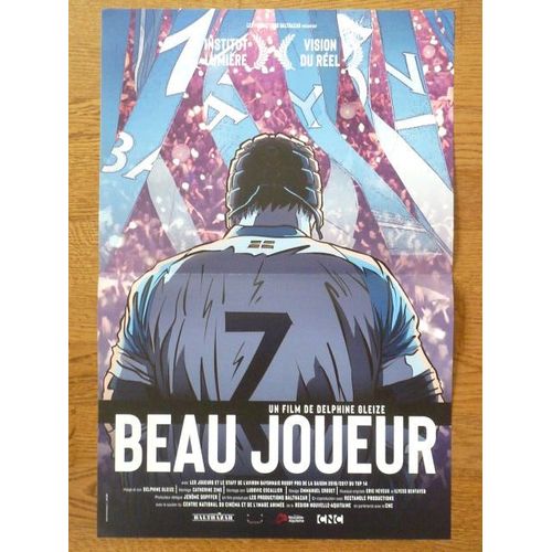 Beau Joueur De Delphine Gleize - Affichette Originale De Cinéma Format 40 Cm X 60 Cm