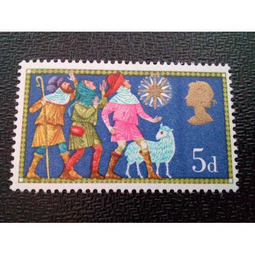 Timbre Grande Bretagne Yt 580 Les Trois Bergers 1969 ( 061212 )