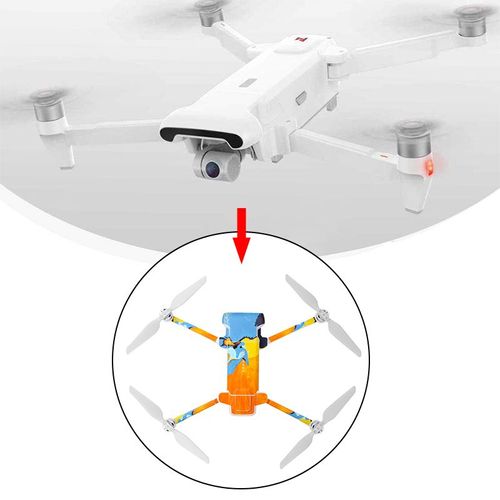 Autocollant En Pvc Pour Xiaomi Fimi X8 Se Drone Autocollant Decal Skin Scratch Protection Film Facile À Coller Amovible Drone Accessoires(Aquarelle)
