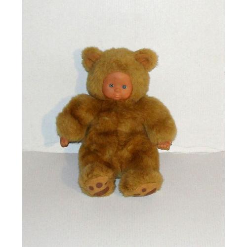 Doudou Bébé Deguisé En Ours Marron Peluche Bébé Anne Geddes