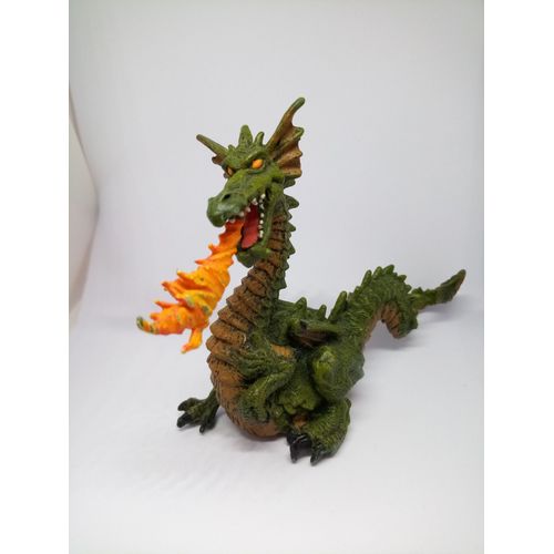 Figurine Dragon Avec Flamme - 10x10 Cm - Papo - 1999