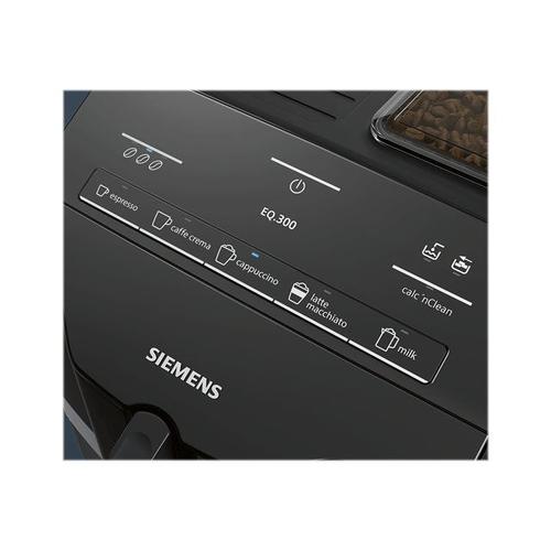 Siemens EQ.300 TI351209RW - Machine à café automatique avec mousseur à lait - 15 bar - noir