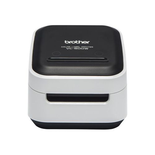 Brother VC-500W - Imprimante d'étiquettes - couleur - thermique direct - Rouleau (5 cm) - 313 ppp - jusqu'à 8 mm/sec (mono) / jusqu'à 8 mm/sec (couleur) - USB 2.0, Wi-Fi(n) - outil de coupe