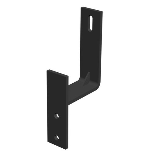 Équerre de fixation noire type Barn Door pour 2 portes parallèles pour SU5371 et SU5372