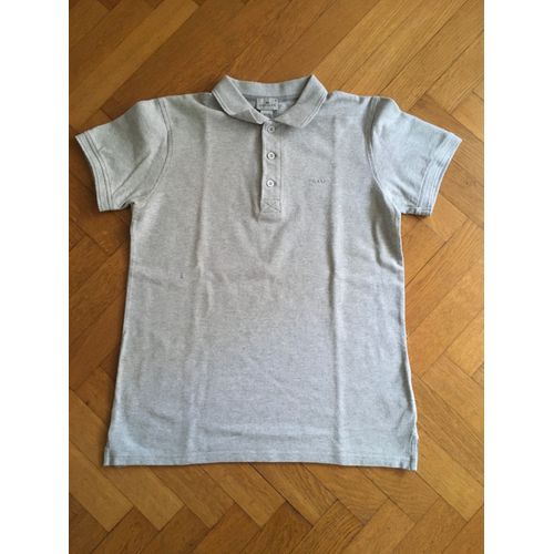 Polo Cyrillus Gris Clair Taille 14 Ans