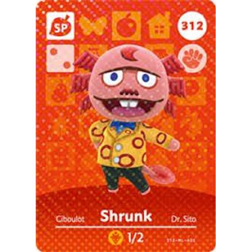 Carte Amiibo Série 4 N°312 Ciboulot