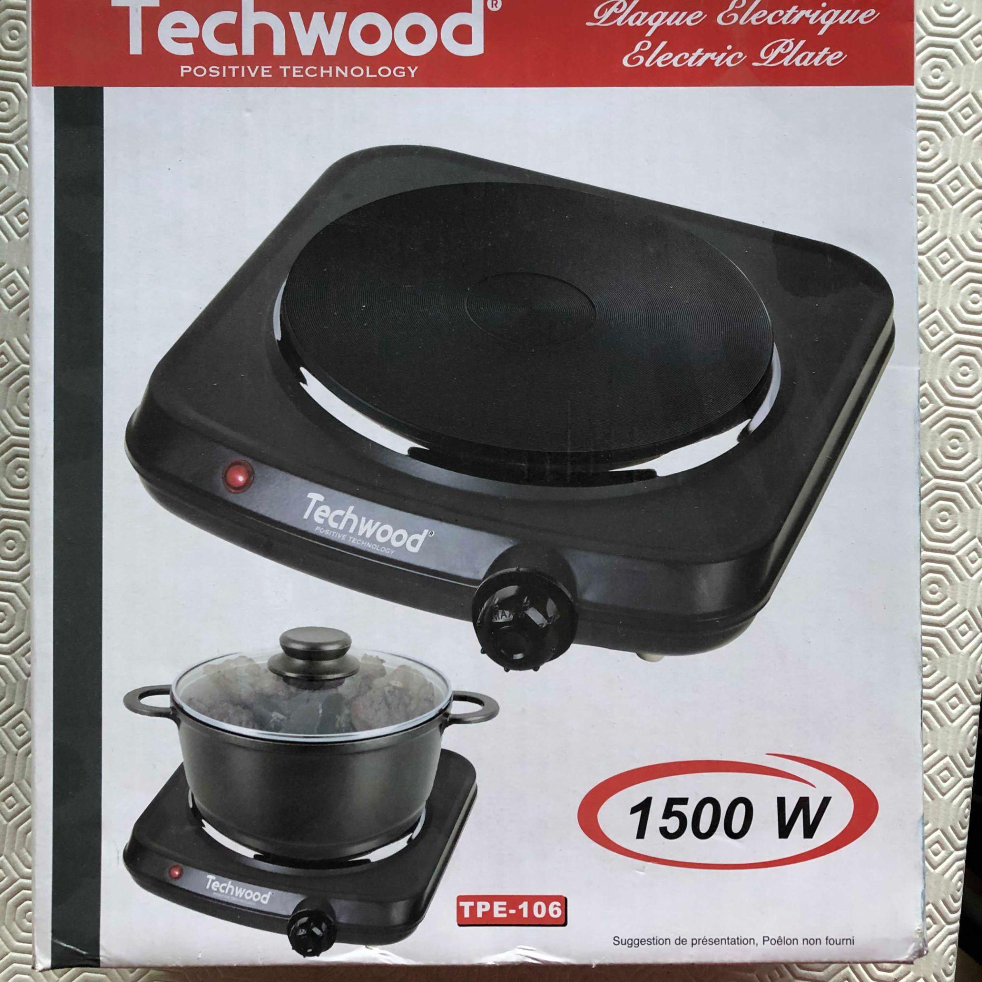 Techwood - TPE156 - Table de cuisson électrique sur pied - 1 feu