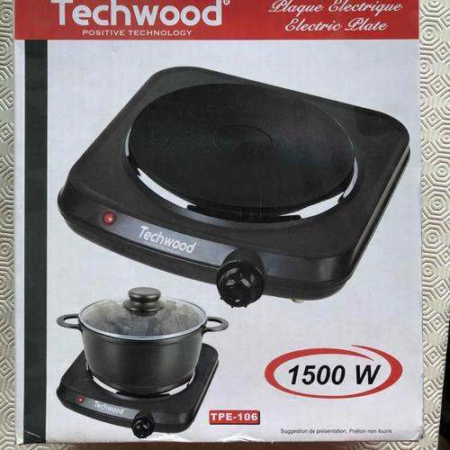 Techwood TPE-106 - Plaque électrique 1 feu - 1500 W