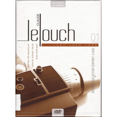 Claude Lelouch - Coffret N° 1 (3 Dvd) - Pack