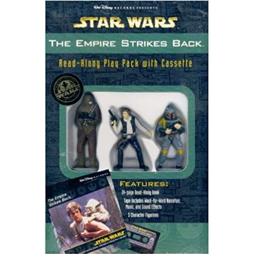 Star wars : Read along play pack 3 figures + book + cassette. L'empire contre attaque
