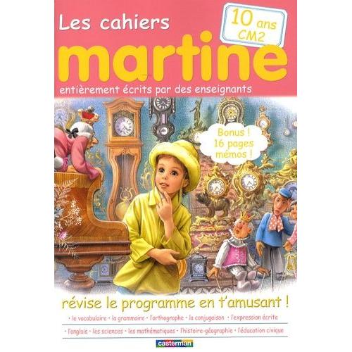 Les Cahiers Martine 10 Ans Cm2 - Révise Le Programme En T'amusant !