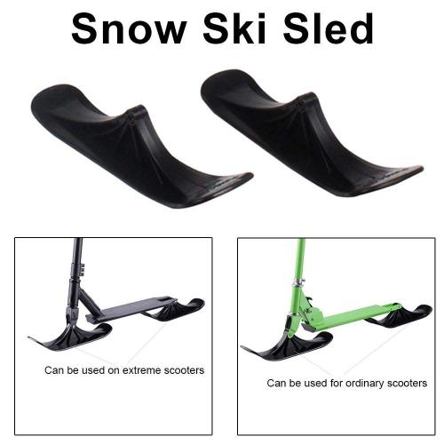 Planche De Ski, Enfant Skimboard, Scooter Des Neiges D'hiver, 38*11*9cm Accessoires De Luge De Ski, Pour Enfants Pour Vélos D'équilibre(1 Paire)