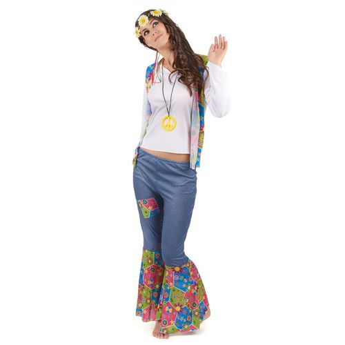 Déguisement Hippie Peace And Love Femme - Taille: M