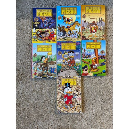Collection Complète De La Jeunesse De Picsou Tomes 1 À 7