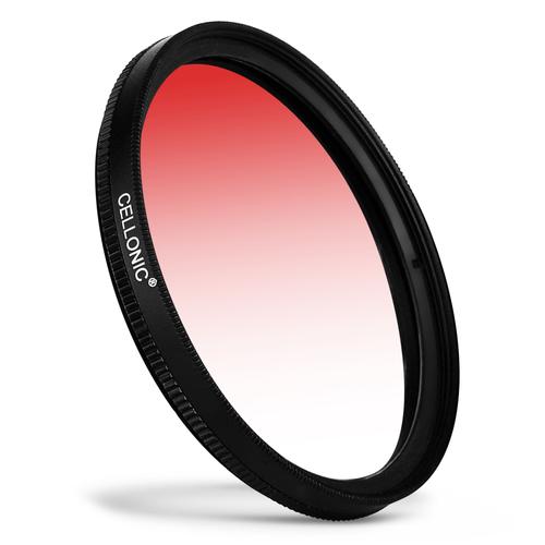 Filtre gradient couleur Rouge pour Nikon Nikkor Ø 55mm