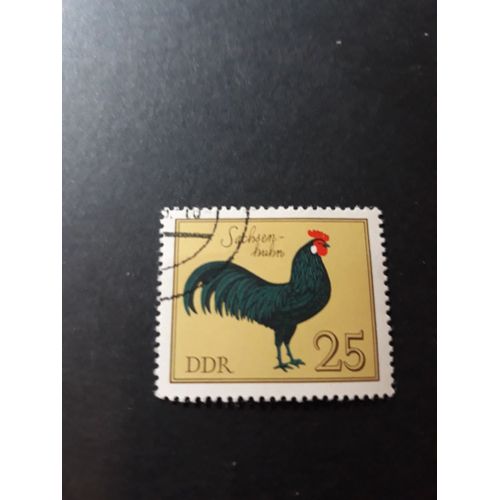 Timbre Oiseau Volaille Ddr Rda Allemagne Tp11