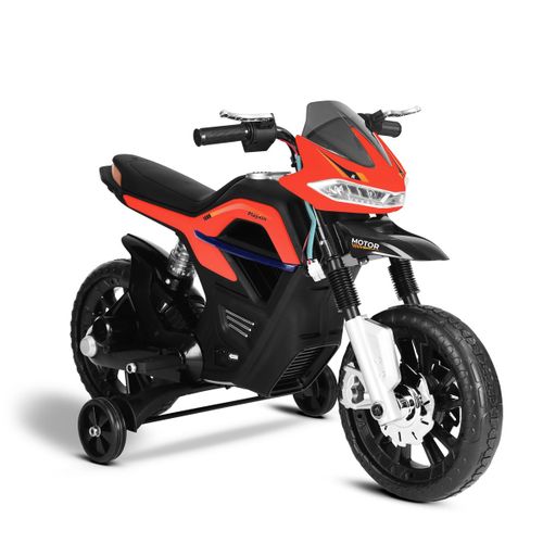 Playkin-Moto Électrique Enfant Faster 6v Batterie Rechargeable +3 Ans