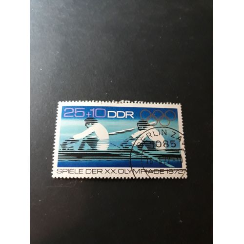 Jeux Olympiques 1972 Timbre Ddr Rda Allemagne Tp11