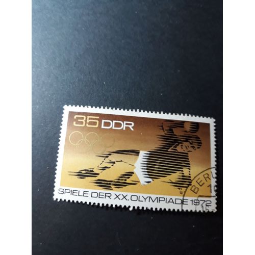 Jeux Olympiques 1972 Timbre Ddr Rda Allemagne Tp11