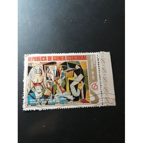 Timbre Picasso Guinée Équatoriale Tp11