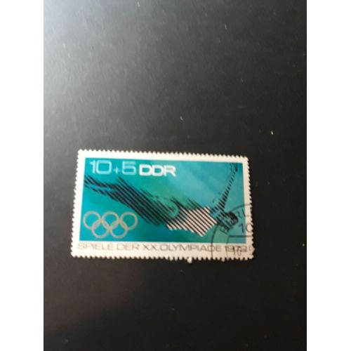 Jeux Olympiques 1972 Timbre Ddr Rda Allemagne Tp11