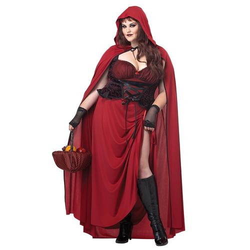 Déguisement Petit Chaperon Rouge Gothique Femme Halloween - Taille: Xxxl (48/50)
