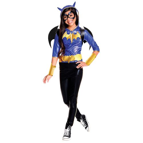 Déguisement Luxe Batgirl Super Hero Girls Fille - Taille: 3 À 4 Ans (104 Cm)