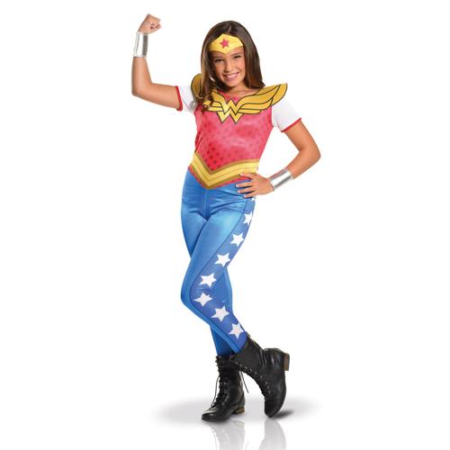 Déguisement Classique Wonder Woman Super Hero Girls Fille - Taille: 3 À 4 Ans (90 À 104 Cm)