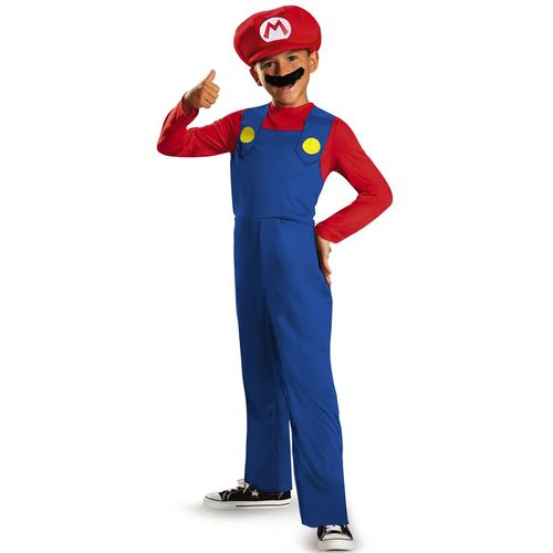 Déguisement Mario Combinaison Enfant - Taille: 3 - 4 Ans (97 - 109 Cm)