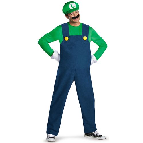 Déguisement Luigi Deluxe Adulte - Taille: Xl