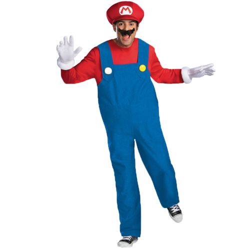 Déguisement Mario Deluxe Adulte - Taille: Xl