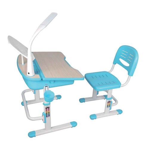 Paris Prix - Bureau & Chaise Enfant "Comfortline" 70cm Bleu