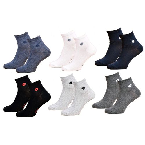 Chaussettes Homme Lotto Socquettes Pack De 6 Paires Unies Couleurs