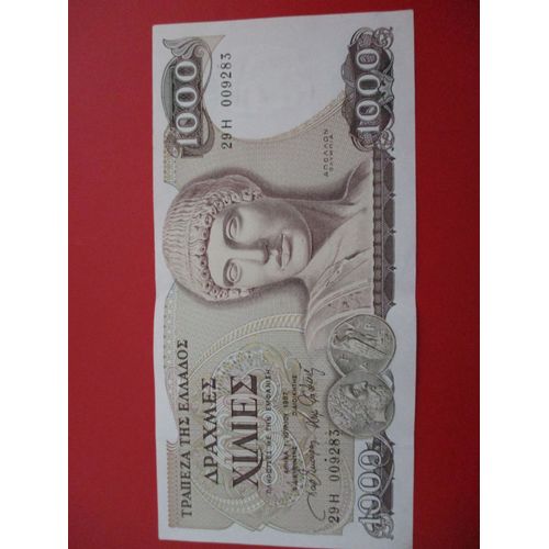Billet 1000 Drachmes Grèce 1987