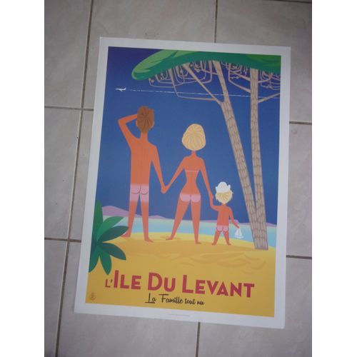 Affiche Ile Du Levant