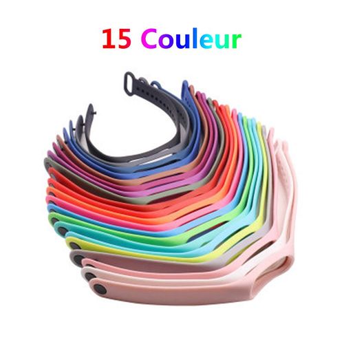 Bracelet Xiaomi Mi Smar Band 15 Courroies De Remplacement En Silicone Pour Bracelet De Rechange Xiaomi Band 15 Sangle De Couleur