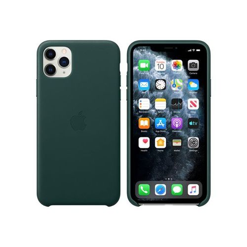 Apple - Coque De Protection Pour Téléphone Portable - Cuir - Vert Forêt - Pour Iphone 11 Pro Max