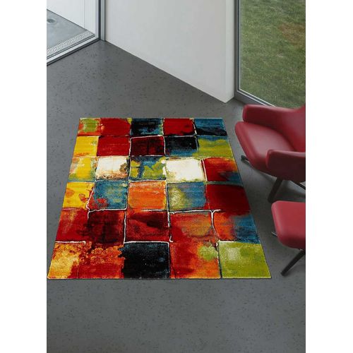 Tapis Grand Salon 280x380 Tissé Multicolore Rectangle Motif Géométrique Lyn8 Belo 2