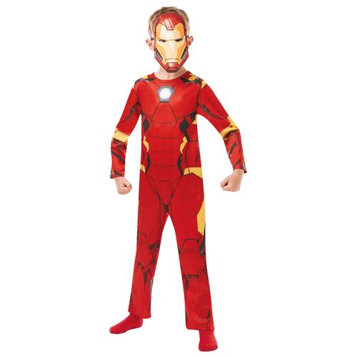 Déguisement Classique Iron Man Enfant - Taille: 7 À 8 Ans (128 Cm)