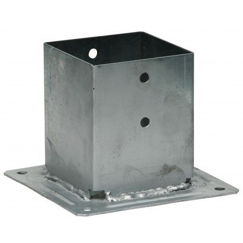 Pied de poteau carré sur platine - acier galvanisé - PPJBT160 SIMPSON Strong-Tie