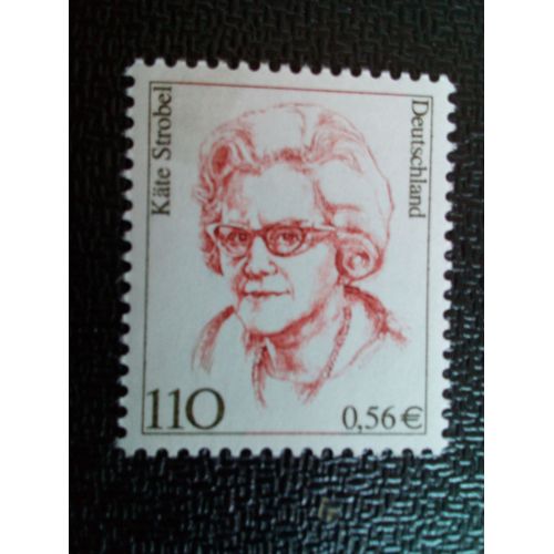 Timbre Allemagne Yt 1982 Käte Strobel (1907-1996), Femme Politique 2000 ( 091212 1)