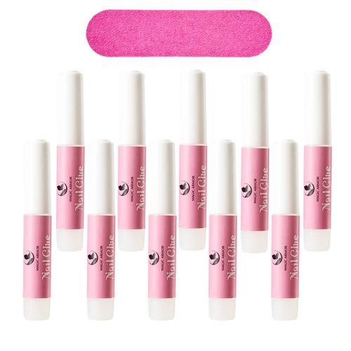 10 Pièces Colle À Ongles Extra Forte Colle Faux Ongles Pour Faux Ongles Colle À Ongles Antifongique Pour Extensions D'ongles Professionnelles Colle À Ongles 2g 