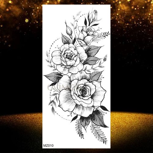 Tatouages Autocollants Temporaires Pour Le Corps Motif De Tigre Soldat Brassard Scorpion Loup Cerf Wapiti Aigle Ours Avant-Bras