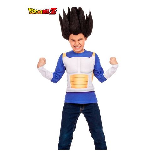 T-Shirt Déguisement Vegeta Pour Enfants (Taille 4-6a)