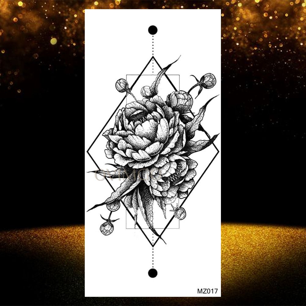 Tatouages Temporaires Gomtriques Pour Femme Motif Triangle... - 4